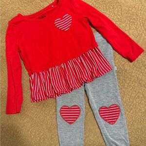 Little sleepies Valentines Day outfit